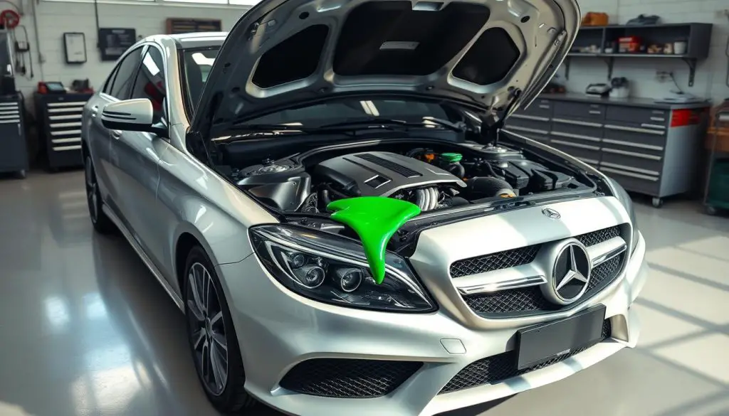 Mercedes coolant leak Mercedes coolant leak