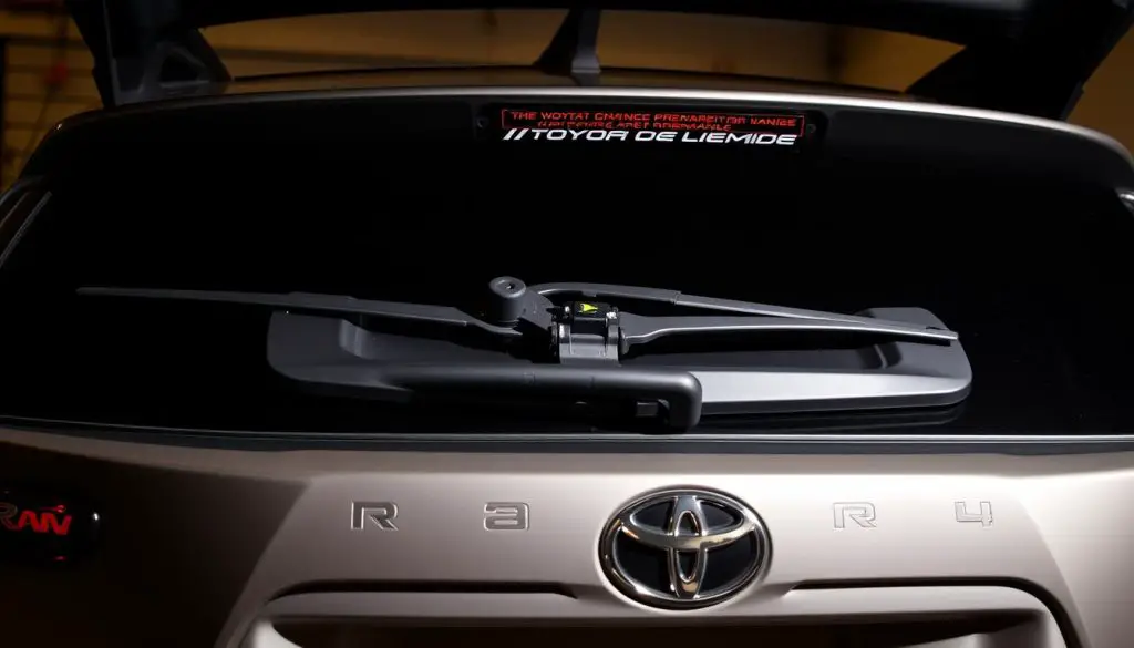 RAV4 rear wiper access