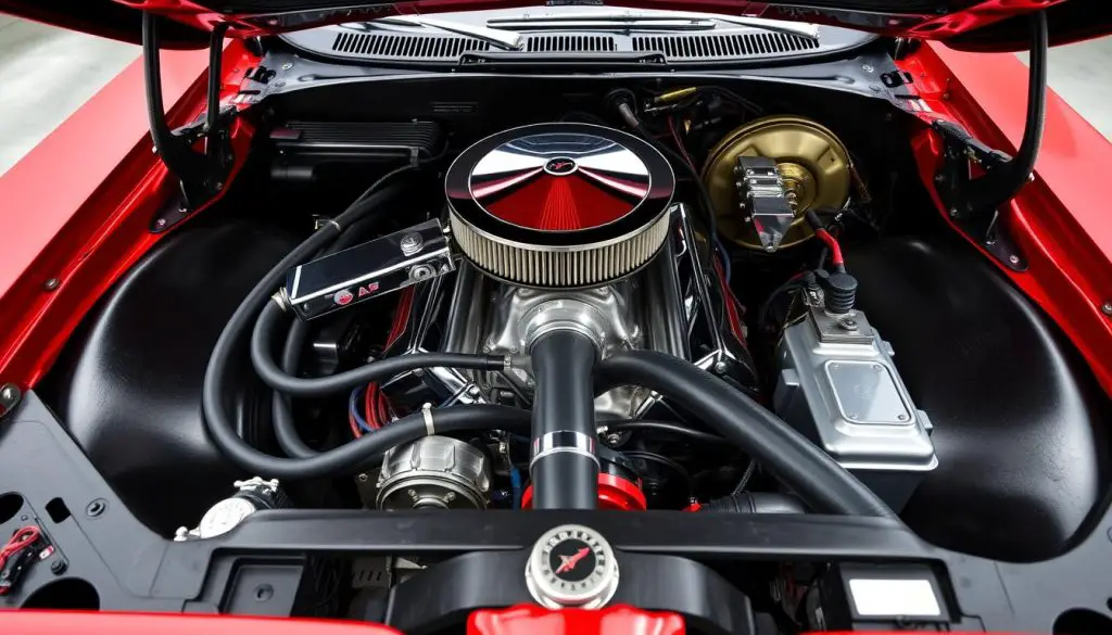 Ram Air IV engine in restored Pontiac GTO Ram Air IV engine in restored Pontiac GTO