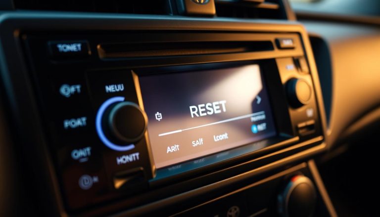 Reset Your Totyota Car Radio System