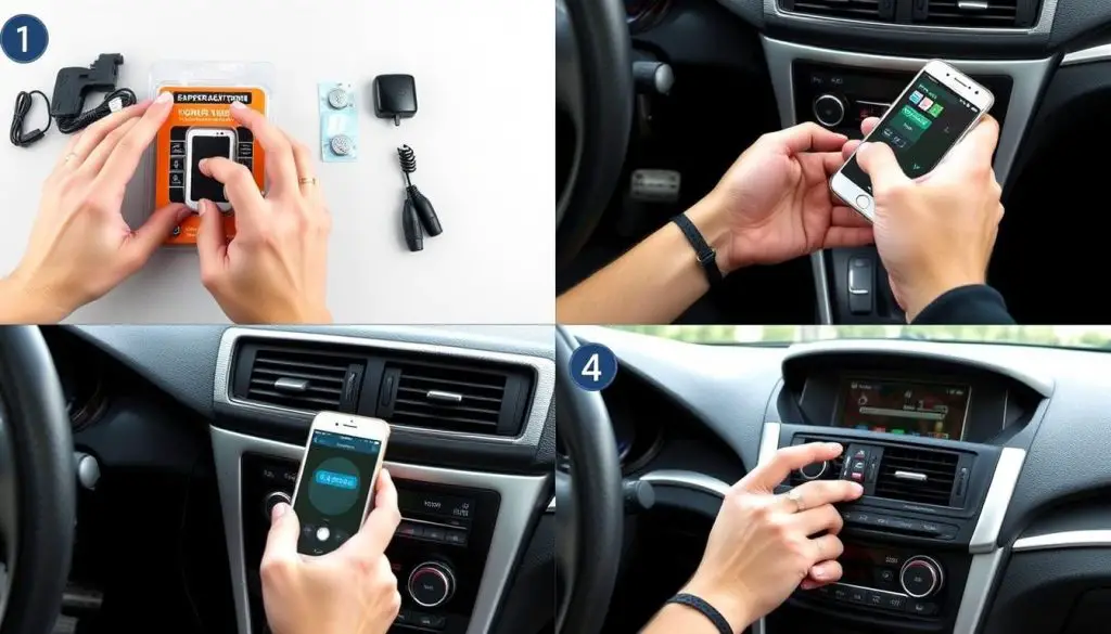 Step-by-step installation of a car Bluetooth device Step-by-step installation of a car Bluetooth device