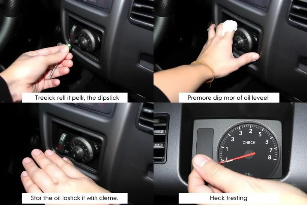 Step-by-step visual guide for checking Honda Pilot oil level Step-by-step visual guide for checking Honda Pilot oil level