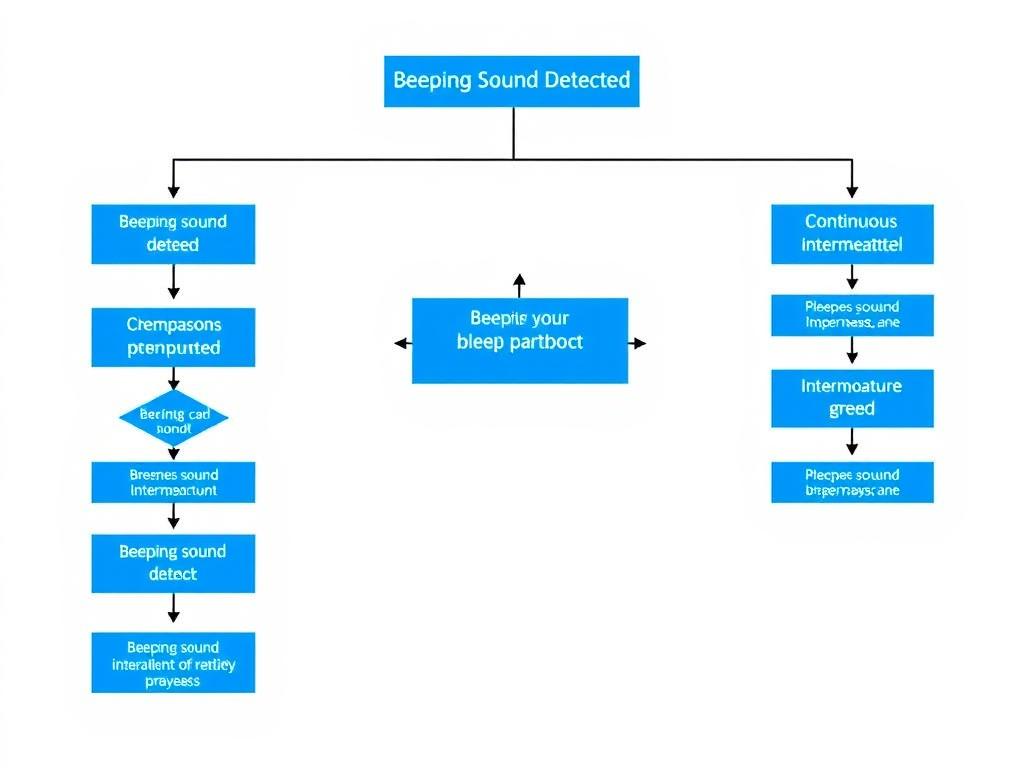 Troubleshooting flowchart for Honda beeping while driving Troubleshooting flowchart for Honda beeping while driving