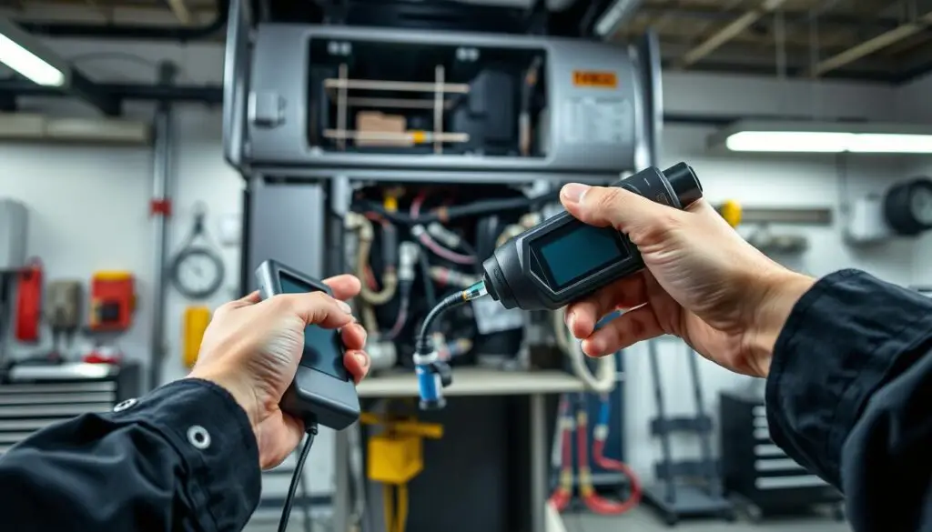 AC refrigerant leak detection AC refrigerant leak detection