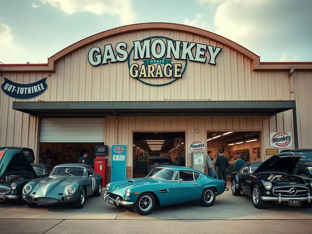 Current Gas Monkey Garage location with new branding and direction