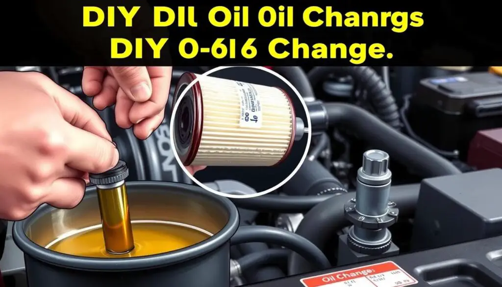 DIY oil change process DIY oil change process