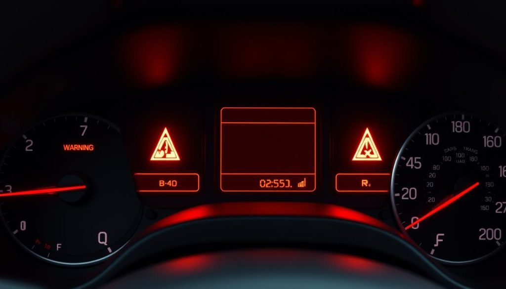 Dashboard warning lights in GMC Acadia indicating transmission issues Dashboard warning lights in GMC Acadia indicating transmission issues