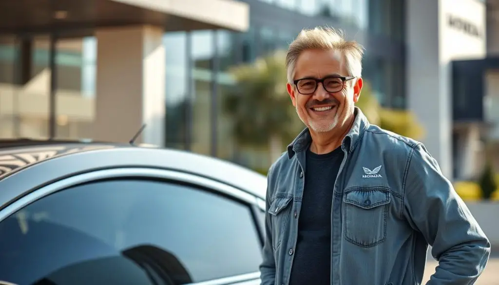 Honda owner enjoying peace of mind with vehicle protection coverage Honda owner enjoying peace of mind with vehicle protection coverage