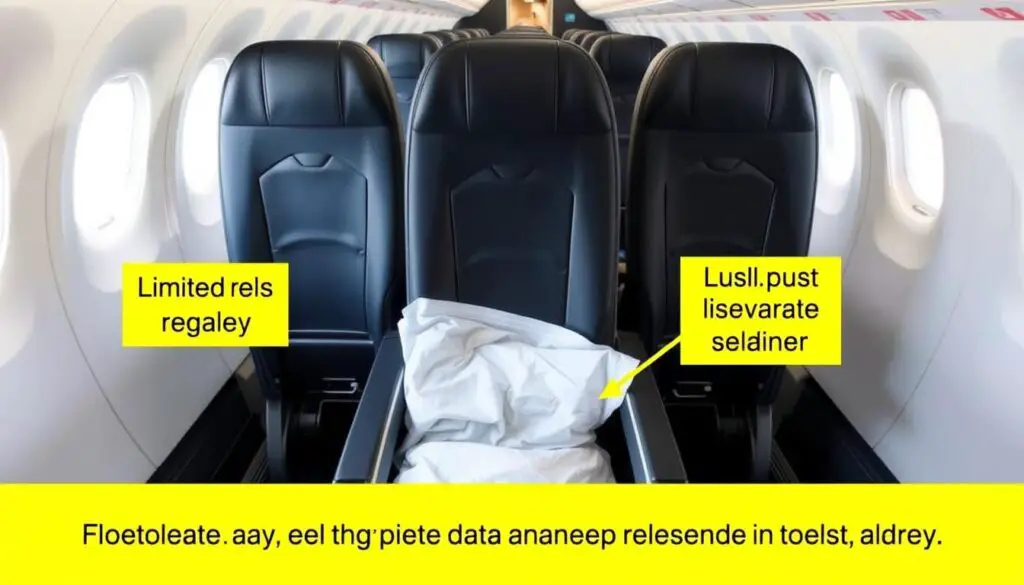 Last row seats on a Boeing 737 MAX 8 showing proximity to lavatory Last row seats on a Boeing 737 MAX 8 showing proximity to lavatory