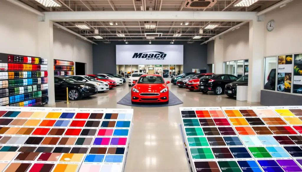 Maaco's auto paint selection