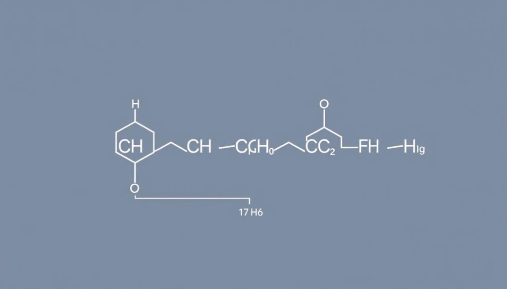 Molecular structure of gasoline showing hydrocarbon chains that determine its weight per gallon Molecular structure of gasoline showing hydrocarbon chains that determine its weight per gallon