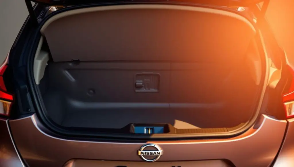 Nissan Kicks emergency trunk access