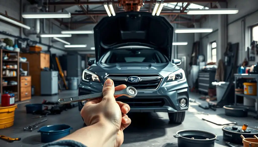 Subaru Outback oil change procedure