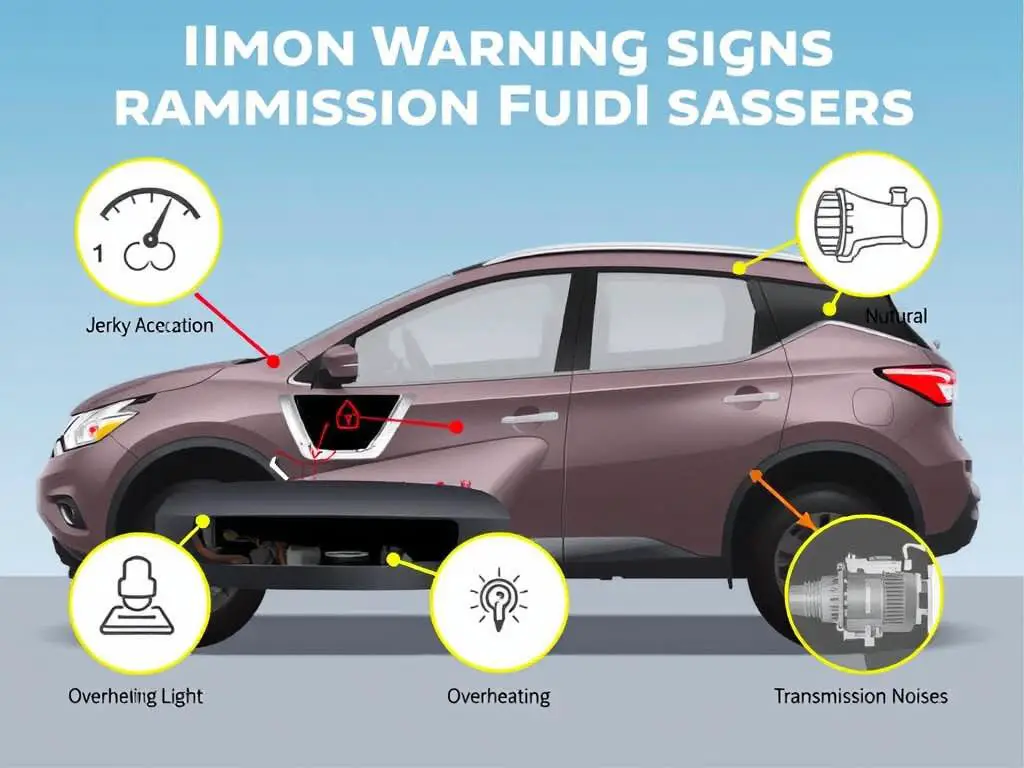 Warning signs of transmission fluid problems in Nissan Murano Warning signs of transmission fluid problems in Nissan Murano