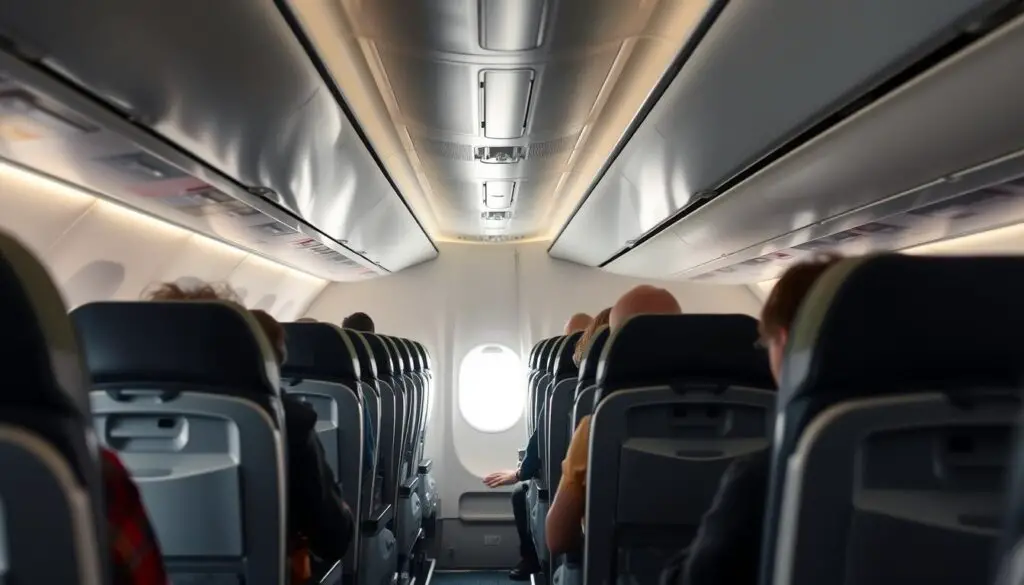 Wing section seats on a Boeing 737-800 showing the optimal quiet zone Wing section seats on a Boeing 737-800 showing the optimal quiet zone