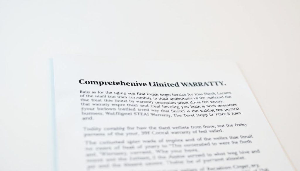 comprehensive limited warranty