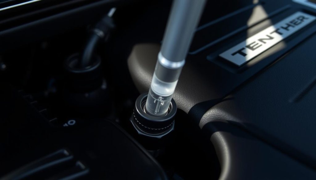 transmission fluid level