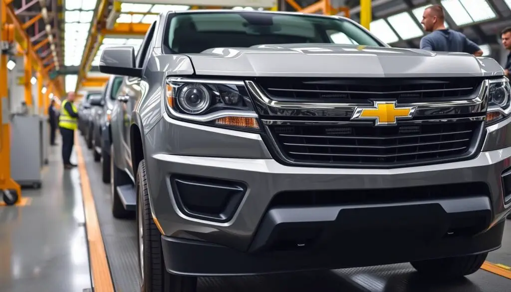 2023 Chevy Colorado on the assembly line at Wentzville Manufacturing Plant 2023 Chevy Colorado on the assembly line at Wentzville Manufacturing Plant