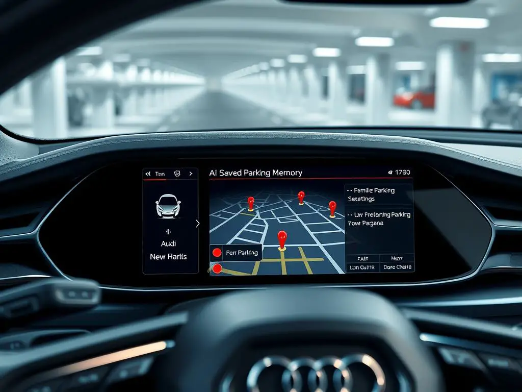AI-enhanced parking memory system in future Audi models