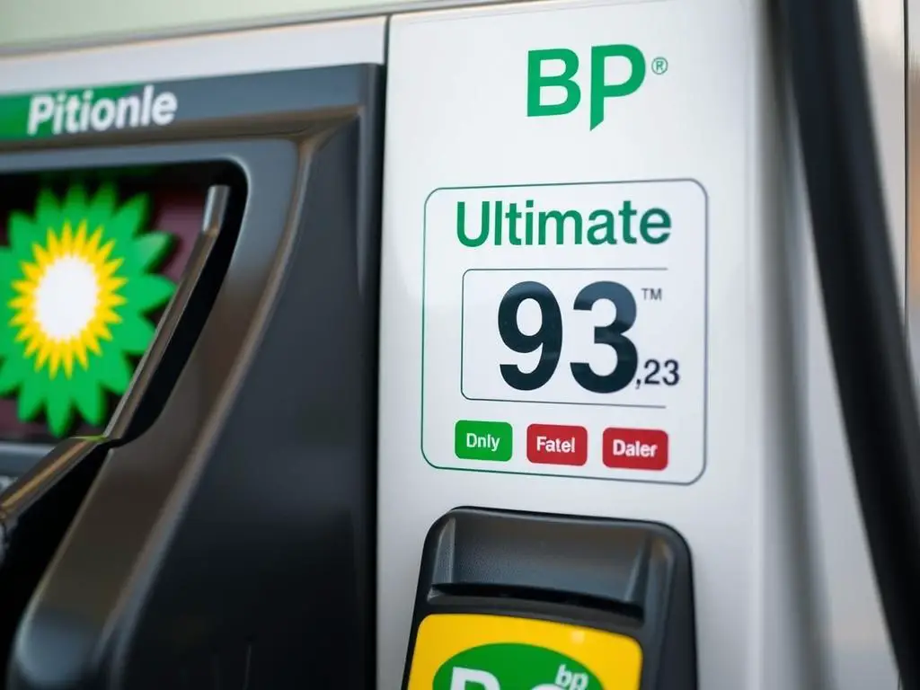 BP Ultimate 93 octane premium gasoline BP Ultimate 93 octane premium gasoline