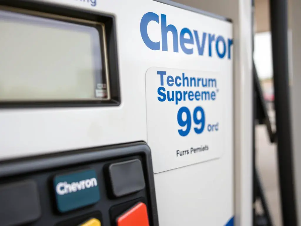 Chevron with Techron Supreme 93 octane fuel Chevron with Techron Supreme 93 octane fuel