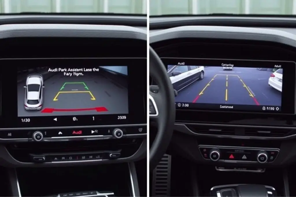 Comparison of Audi Park Assist Plus with competitor systems