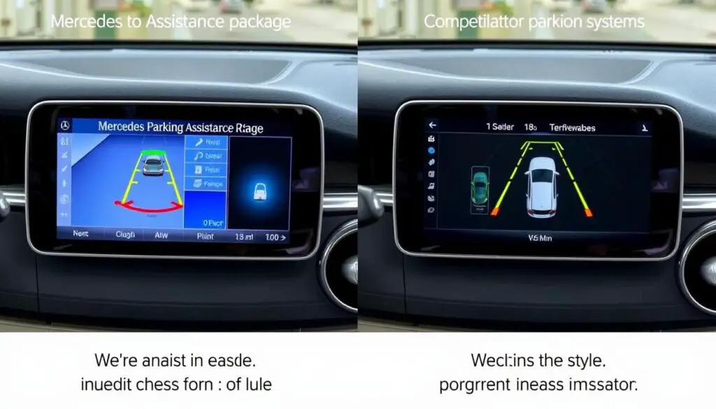 Comparison of Mercedes Parking Assistance Package with competitor systems Comparison of Mercedes Parking Assistance Package with competitor systems