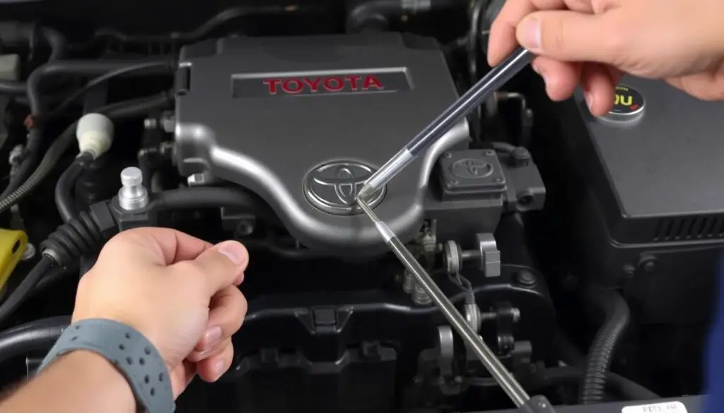 DIY maintenance on Toyota engine
