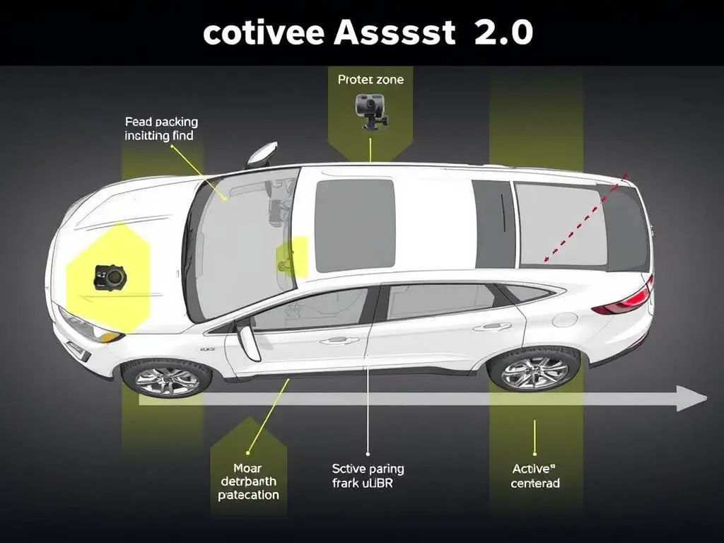 Ford Active Park Assist sensor and camera system diagram Ford Active Park Assist sensor and camera system diagram