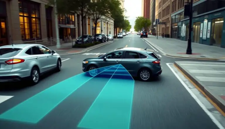 Ford Active Park Assist system in action showing a vehicle automatically parking