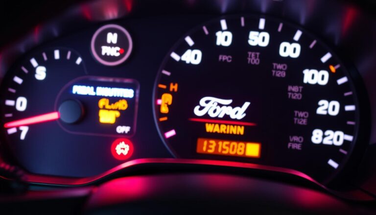 Ford dashboard showing power but engine not starting