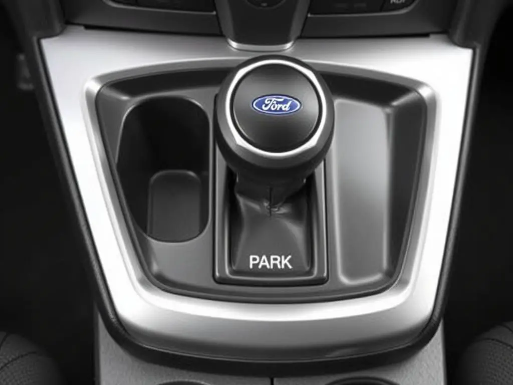 Ford transmission shifter in park position