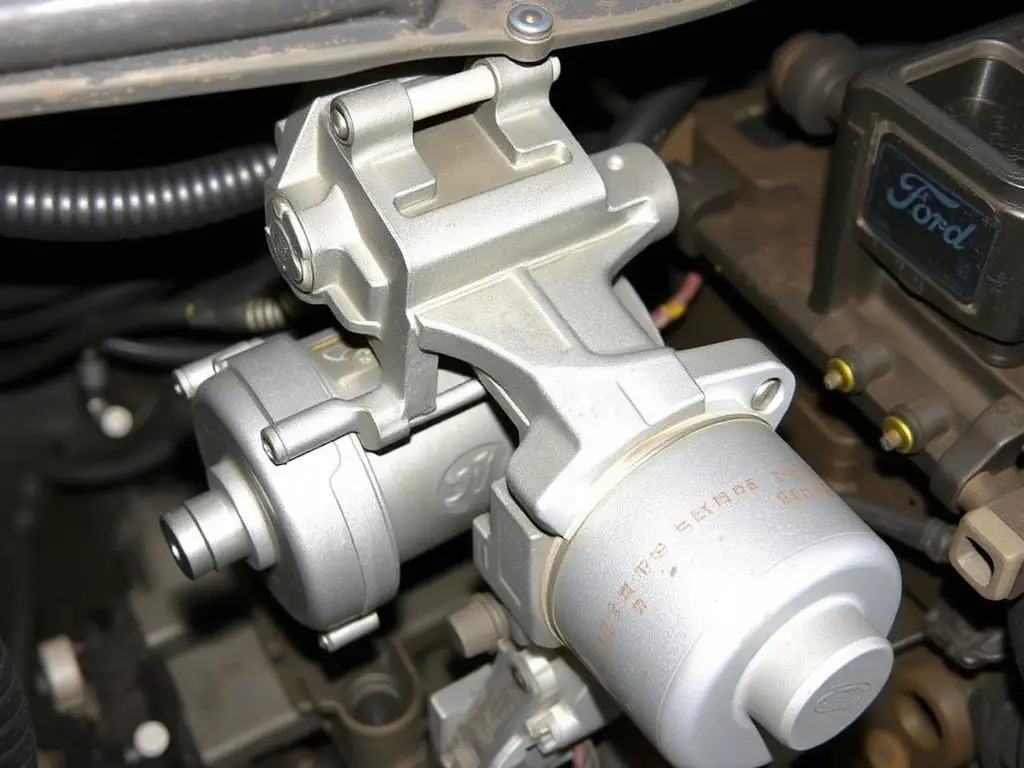 Ford vehicle starter motor and solenoid