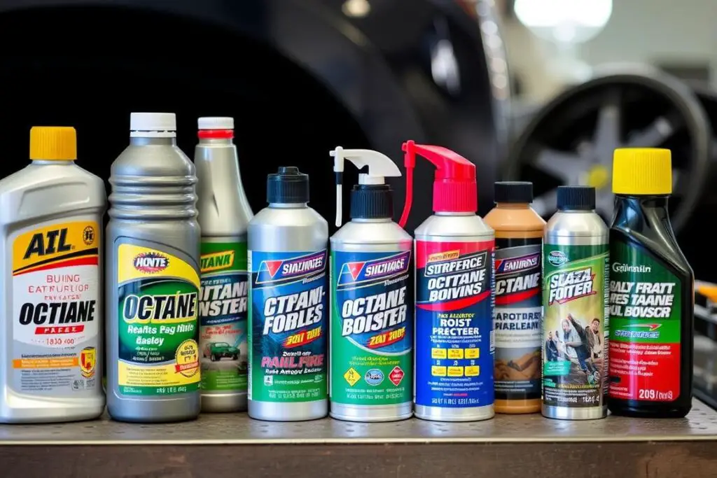 Fuel additive products that can boost octane rating when higher octane fuel isn't available