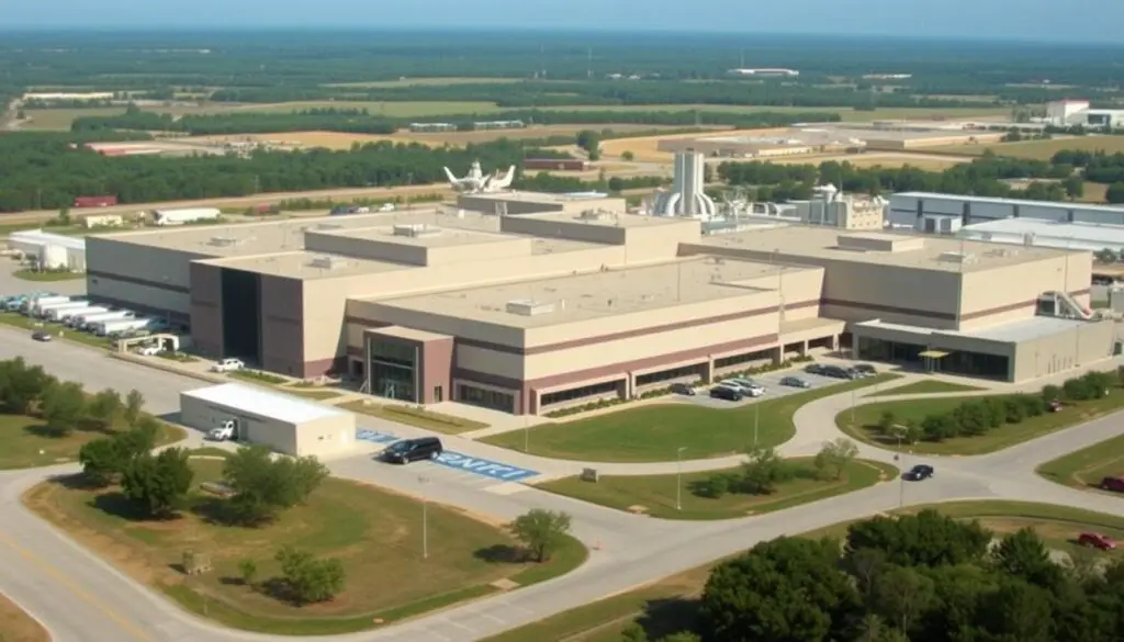 Historical image of the former Shreveport Assembly Plant in Louisiana where first-generation Chevy Colorados were manufactured Historical image of the former Shreveport Assembly Plant in Louisiana where first-generation Chevy Colorados were manufactured