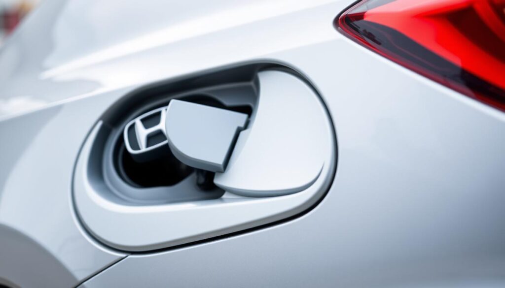 Honda Accord fuel door location