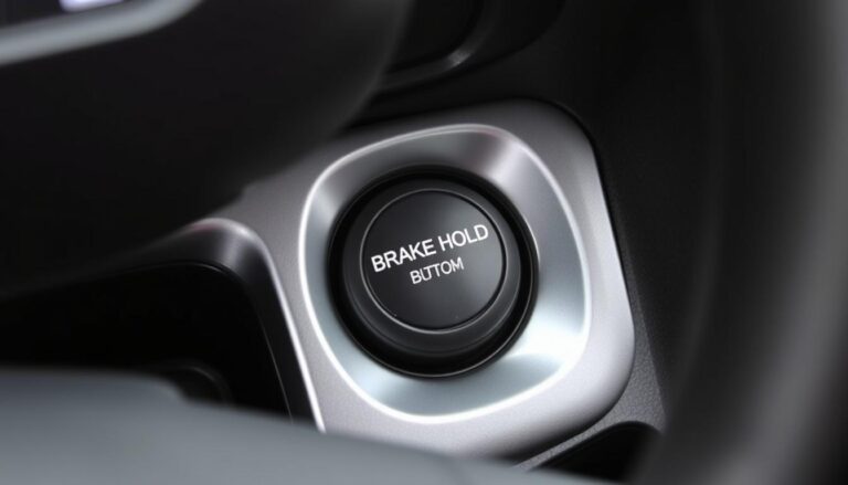 Honda Brake Hold button located on the center console of a Honda vehicle
