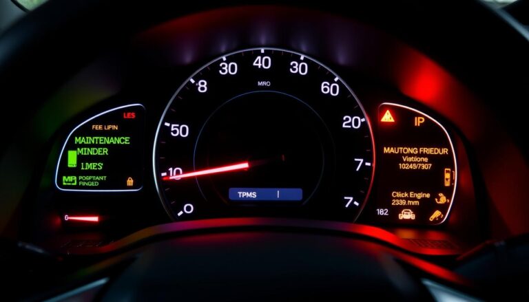 Honda Civic dashboard showing warning lights that might require system reset