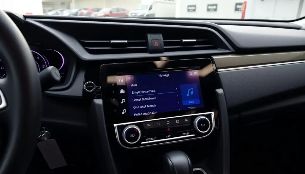 Honda Civic infotainment system display Honda Civic infotainment system display