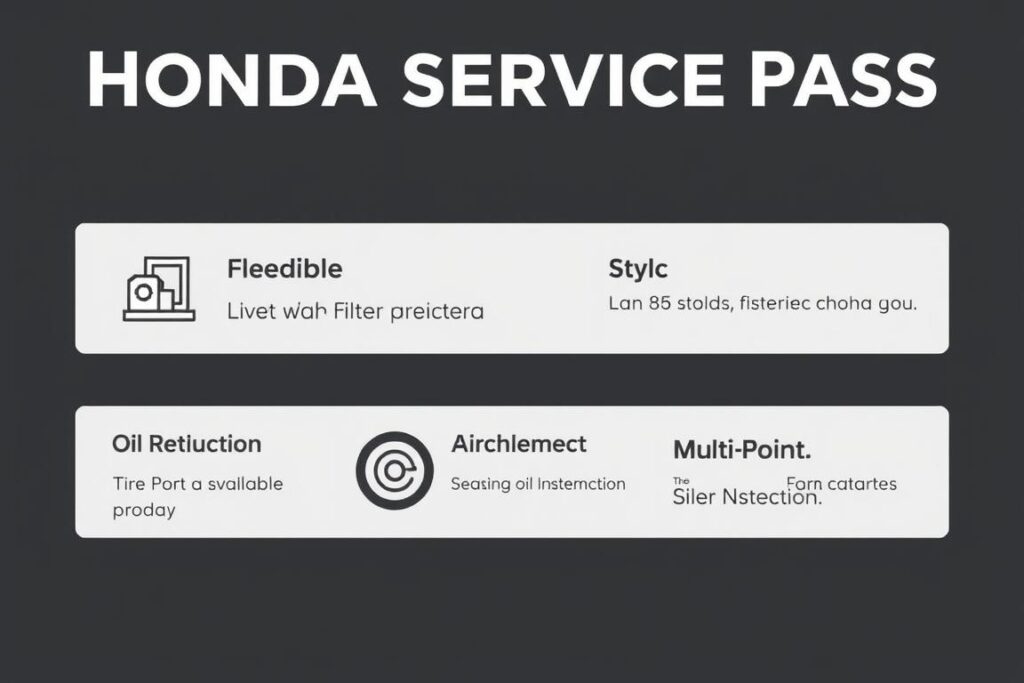 Honda Service Pass maintenance services illustration