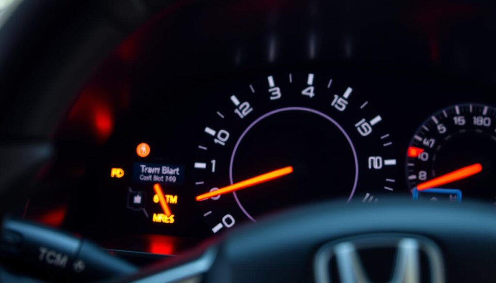 Honda TCM warning lights