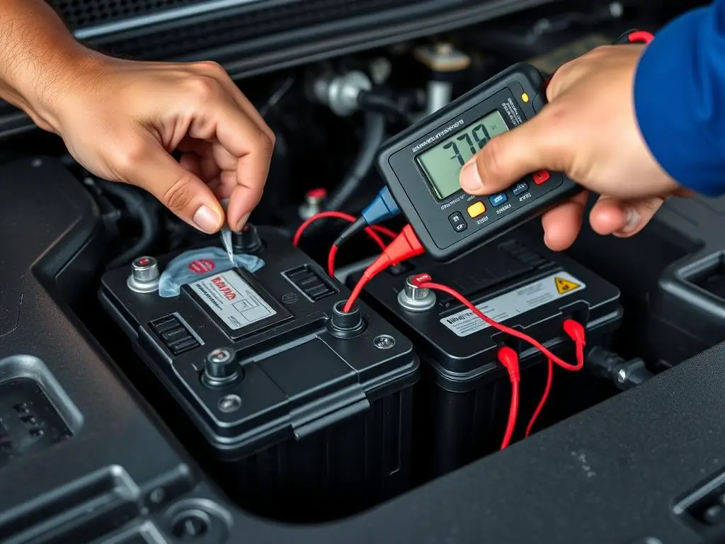 Jeep Compass battery maintenance and testing