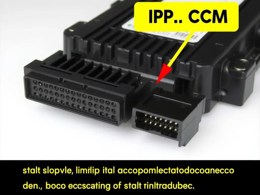 Jeep PCM (Powertrain Control Module) with electrical connections