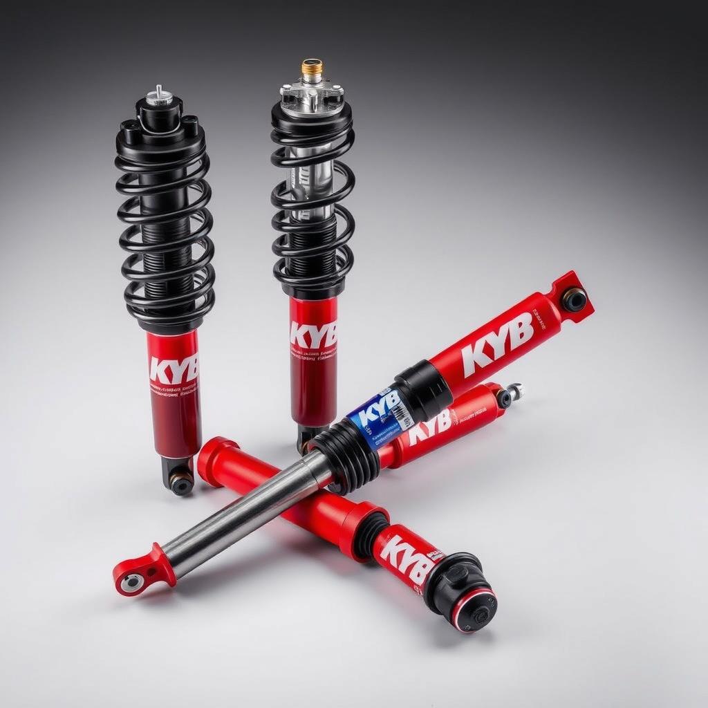 KYB shock absorbers and suspension components