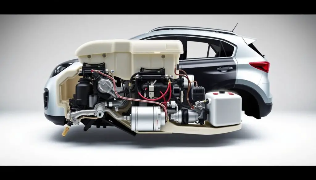 Kia Sportage fuel system components