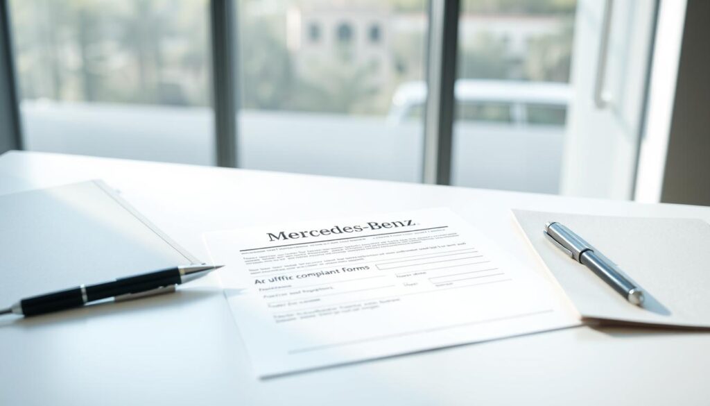 Mercedes-Benz complaint form