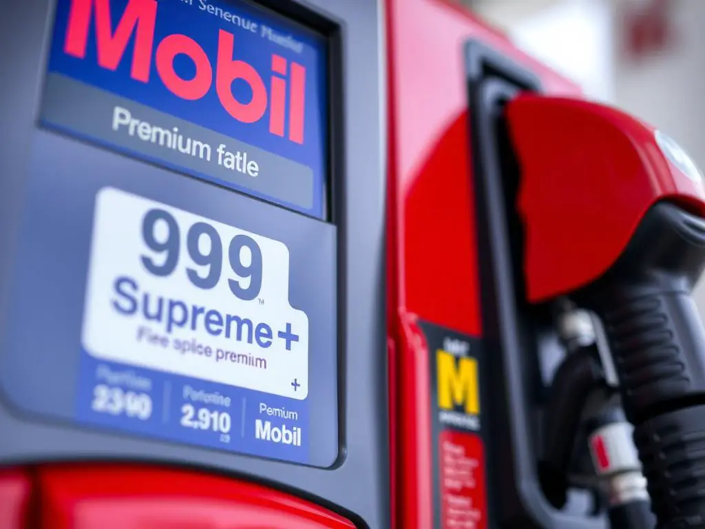 Mobil Synergy Supreme+ 93 octane premium gas Mobil Synergy Supreme+ 93 octane premium gas