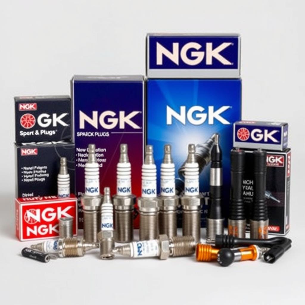 NGK spark plugs and ignition components
