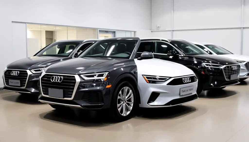 Range of Audi models compatible with Park Assist Plus
