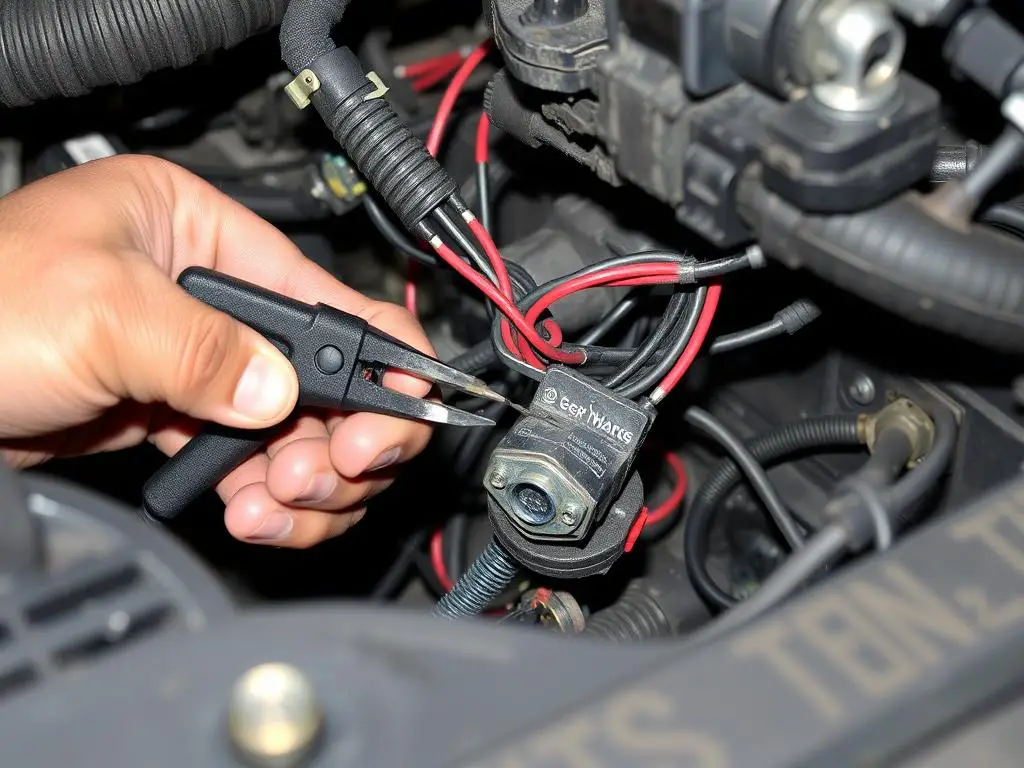Repairing wiring harness and electrical connections in a Jeep